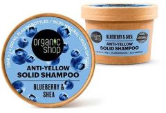 Organic Shop Anti-Yellow Solid Shampoo Blueberry & Shea (60g)