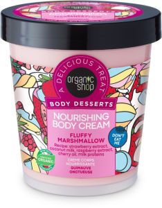 Organic Shop Body Desserts Nourishing Body Cream Fluffy Marshmallow (450mL)