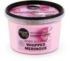 Organic Shop Whipped Meringue Body Souffle Nourishing Strawberry & Coconut (250mL)
