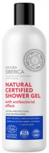 Natura Siberica Natural Certified Shower Gel With Antibacterial Effect Ultra Protection And Refreshing (400mL)