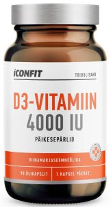 ICONFIT D3-Vitamiin 4000 IU (90pcs)