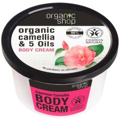 Organic Shop Body Cream Japanese Camellia Cosmos Natural BDIH (250mL)