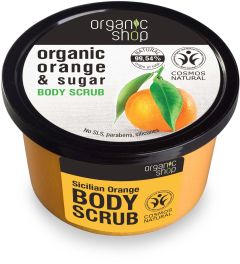 Organic Shop Body Scrub Sicilian Orange Cosmos Natural BDIH (250mL)