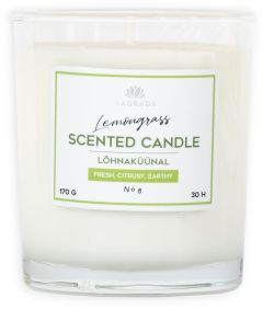 Magrada Organic Cosmetics Lemongrass Scented Candle (170g)