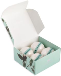 Magrada Organic Cosmetics Jasmine Bath Bomb With Vitamin E Gift Set (4pcs)