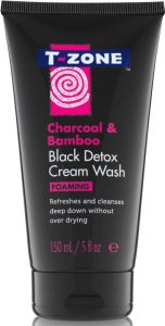 T-Zone Detox Cream Wash Charcoal & Bamboo (150mL)