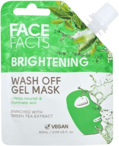 Face Facts Brightening Wash Off Gel Mask with Green Tea extract (60mL)