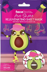 Face Facts Rejuvenating Sheet Face Mask Avo Skate (20mL)