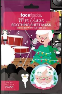 Face Facts Soothing Sheet Face Mask Mrs Claus (20mL)