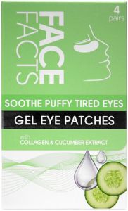 Face Facts Soothe Puffy Tired Eyes Gel Eye Patches (4pair)