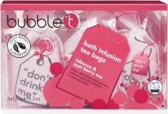 Bubble T Bath T-Bags in Hibiscus & Acai Berry Tea (3 x 120g)