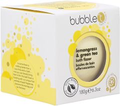 Bubble T Bath Fizzer in Lemongrass & Green Tea (180g)