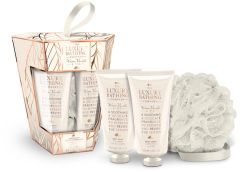 The Luxury Bathing Company Gift Set Warm Vanilla & Fig Touch Of Harmony