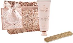 The Luxury Bathing Company Gift Set Let It Glow Sweet Vanilla & Almond Glaze