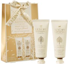 The Luxury Bathing Company Gift Set Warm Vanilla & Sweet Almond Delicate Duo