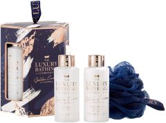 The Luxury Bathing Company Gift Set Golden Embers & Cashmere Glowing
