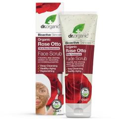 Dr. Organic Rose Face Scrub (125mL)