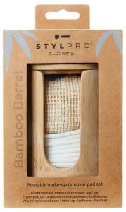 Stylpro Bam Barrel With Bamboo Pads & Laundry Bag (8pcs)