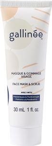 Gallinée Prebiotic Face Mask and Scrub (30mL)