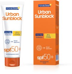 Novaclear Urban Sunblock SPF50+  All Skin Types (125mL)