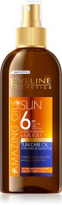 Eveline Cosmetics Amazing Oils Sun Care Oil With Tan Accelerator SPF6 (150mL)