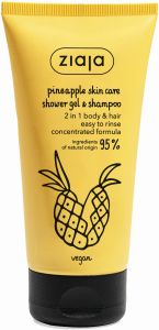 Ziaja Pineapple Shower Gel & Shampoo 2in1 Body & Hair (160mL)