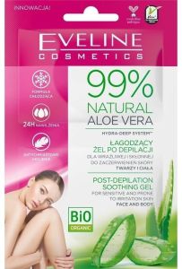 Eveline Cosmetics 99% Natural Aloe Vera - Soothing Gel After Depilation (2x5mL)