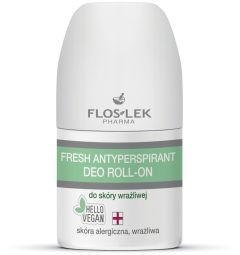 Floslek Sensitive Unscented Roll-On Deodorant For Sensitive Skin (50mL)