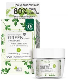 Floslek Green For Skin® Cream With Celery SPF 15 (50mL) 