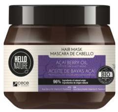 Hello Nature Hair Mask Acai Oil Colour Care Anti-aging (250mL)