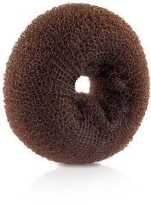 Donegal Hair Bun Ring Brown 8.5cm (1pc)