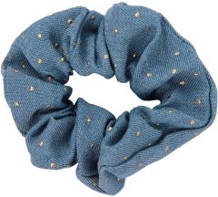 Donegal Hair Band Denim With Golden Shapes