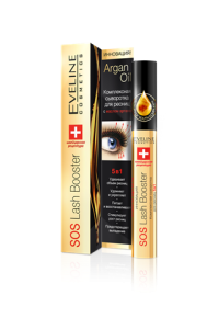 Eveline Cosmetics SOS Lash Booster Eyelash Serum 5in1 With Argan Oil (10mL)