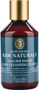 Recipe for Men Raw Naturals Glacier Water Face Cleansing Fluid (250mL)