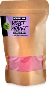 Beauty Jar Violet Velvet Sparkling Bath With Sweet Almond Oil And Vitamin E (250g)