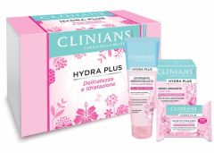 Clinians Hydra Plus Face Gift Set for Sensitive Skin (3 Pcs+ Silicon Brush for Gift)