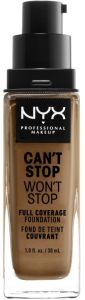NYX Professional Makeup Can't Stop Won't Stop Full Coverage Foundation (30mL) Nutmeg