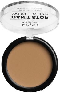 NYX Professional Makeup Can't Stop Won't Stop Powder Foundation (10,7g) Golden Honey