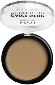 NYX Professional Makeup Can't Stop Won't Stop Powder Foundation (10,7g) Warm Honey