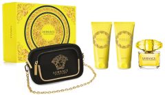 Versace Yellow Diamond EDT (90mL) + BL (100mL) + SG (100mL) + Cosmetic Bag