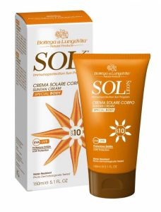 Bottega Di Lungavita Sol Suntan Cream Special Body SPF10 (150mL)