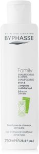 Byphasse Family Shampoo and Conditioner Multivitamin Complex 2in1 All Hair Types (750mL)