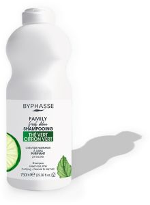 Byphasse Family Fresh Delice Shampoo Green Tea & Lime Normal To Oily Hair (750mL)