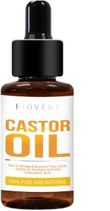 Biovène Castor Oil Pure & Natural Hair, Skin & Body Nourishment (30mL)