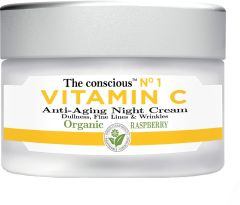 Biovène The Conscious Vitamin C Anti-aging Night Cream Organic Raspberry (50mL)