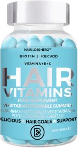 Biovène Hair Vitamins Daily Supplement Chewable Gummies (60pcs)
