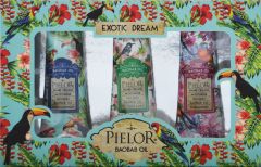 Pielor Gift Set Exotic Dream Kit Hand Cream Turquoise Box (3pcs)