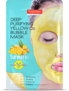 Purederm Deep Purifying Bubble Mask Tumeric