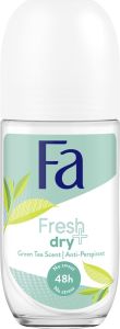 Fa Fresh & Dry Green Tea Roll-On Deodorant (50mL)