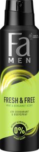Fa Men Fresh & Free Bodyspray Mint & Bergamot Deodorant (150mL)